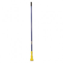 Gripper Fiberglass Mop Handle, 60", Blue/Yellow