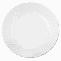 Classicware Plates, Plastic, 10.25 in, Clear