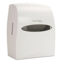 Electronic Touchless Towel Dispenser, 12 3/5 x 16 1/10 x 10 1/5, Pearl White