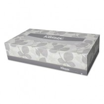 KLEENEX White Facial Tissue, 2-Ply. 125/Box