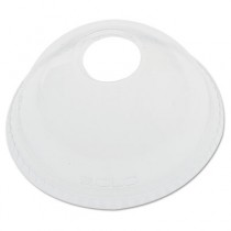 Ultra Clear Dome Cold Cup Lids f/16-24 oz Cups, PET