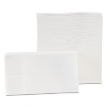 Tall-Fold Napkins, 1-Ply, 7 x 13 1/2, White