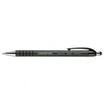 Comfort Grip Ballpoint Retractable Pen, Black Ink, Medium, Dozen