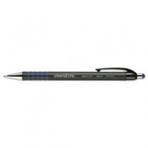 Comfort Grip Ballpoint Retractable Pen, Blue Ink, Medium, Dozen