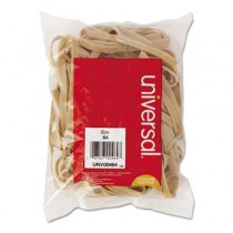 Rubber Bands, Size 64, 3-1/2 x 1/4, 80 Bands/1/4lb Pack