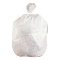 Low-Density Can Liner, 43 x 47, 56-Gallon, .70 Mil, White