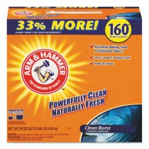 Powdered Laundry Detergent, 160 Loads, Clean Burst, 11.9lb Box