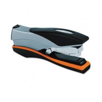 Optima Desk Stapler, 40-Sheet Capacity, Silver/Orange/Black