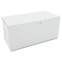 Non-Window Bakery Boxes, 9 x 5 x 4, White