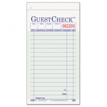 Guest Check Pad, 3-1/2 x 6-3/4, Two-Part Carbonless