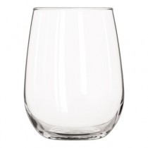 Stemless Wine Glasses, 17 oz, Clear, White Wine Glasses