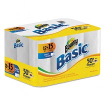 Basic Paper Towels, 1-Ply, 11 x 11, White
