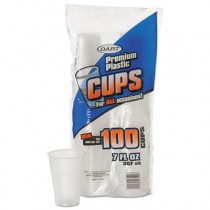 Plastic Cups, 7 oz, Translucent, Cold