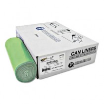 InteGreen OXO Can Liners, 23 gal, .39 mil, 30 x 36, Green