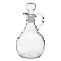 Presence Glass Cruet With Air-Tight Glass Stopper, 10 oz, Clear