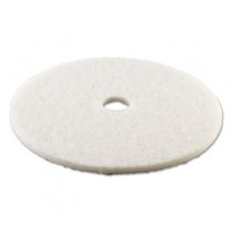 Standard 24-Inch Diameter Polishing Floor Pads, White