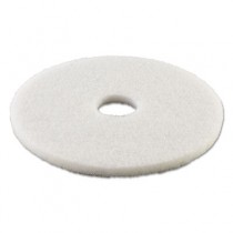 Standard 16-Inch Diameter Polishing Floor Pads, White