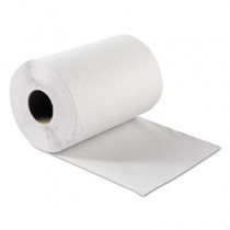 Hardwound Roll Towels, White, 8 x 300'