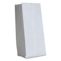 16# Paper Bag, 40-lb Base Weight, White, 7-1/16 x 4-13/16 x 13-3/4, 500-Bundle