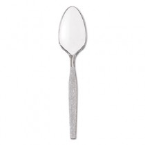 Sovereign H-D Plastic Cutlery, Spoon, 6in, White