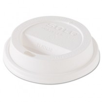 Traveler Dome Hot Cup Lid, Fits 8 oz Cups, White, 100/Pack