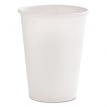 Tall Paper Hot Cups, 12oz, White