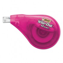 Wite-Out EZ Correct Correction Tape, 1/6" x 472", Pink Ribbon Dispenser