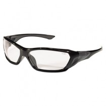 ForceFlex Safety Glasses, Black Frame, Clear Lens