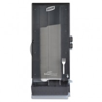 SmartStock Utensil Dispenser, Fork, 10" x 8.78" x 24.75", Smoke