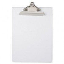Recycled Plastic Clipboards, 1" Capacity, Holds 8-1/2"w x 12"h, Clear