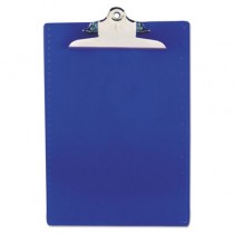 Recycled Plastic Clipboards, 1" Capacity, Holds 8-1/2w x 12h, Blue