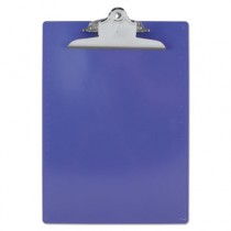 Recycled Plastic Clipboards, 1" Capacity, Holds 8-1/2w x 12h, Purple