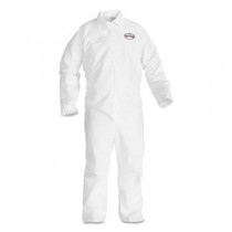 BP KLEENGUARD A20 Coveralls, MICROFORCE Barrier SMS Fabric, White, L