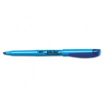 Brite Liner Highlighter, Chisel Tip, Fluorescent Blue Ink, 12 per Pack