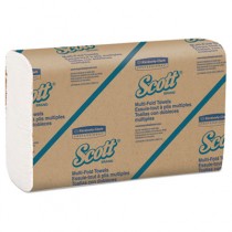 SCOTT Multi-Fold Towels, 9 2/5 x 9 1/5, White, 250 Sheets/Pack