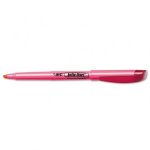 Brite Liner Highlighter, Chisel Tip, Fluorescent Pink Ink, 12 per Pack