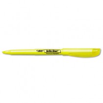 Brite Liner Highlighter, Chisel Tip, Fluorescent Yellow Ink, 12 per Pack