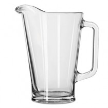 Glass Beer Pitcher, 37 oz/1 Liter, Clear