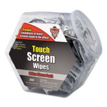 Monitor Wipes--Office Share Pack, 5 x 6, 200 Individual Foil Packets