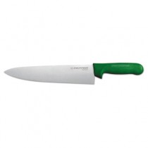 Cook's Knife, 10 Inches, High-Carbon Steel with Green Handle, 1/Each