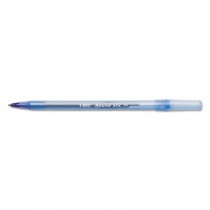 Round Stic Ballpoint Stick Pen, Blue Ink, Medium