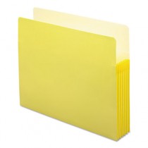 5 1/4 Inch Expansion Colored File Pocket, Straight Tab, Letter, Yellow