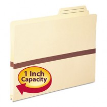 One Inch Expansion File Pocket, 2/5 Tab, Letter, Manila