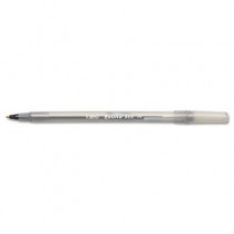 Round Stic Ballpoint Stick Pen, Black Ink, Medium