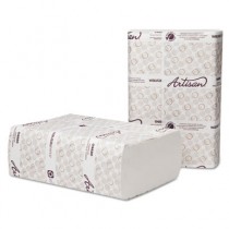 Artisan Folded Towels, Multi-Fold, 9 1/2 x 9 1/8, White, 250/Pack
