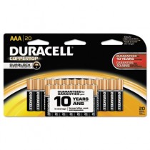 Coppertop Alkaline Batteries, Reclosable, AAA, 20/Pack