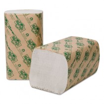 EcoSoft Folded Towels, 9 x 10, White, 268/Pack