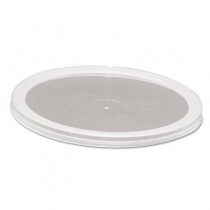 Over-Cap-Style Deli Container Lids, Clear, 50/Pack