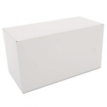 Sausage and Meat-Patty Boxes, 1-Compartment, 10 x 5 x 5 3/8, White