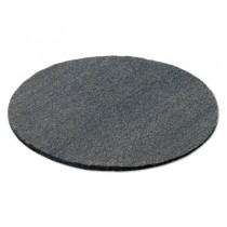 Radial Steel Wool Pads, Grade 0 (fine): Cleaning & Polishing, 19 in Dia, Gray